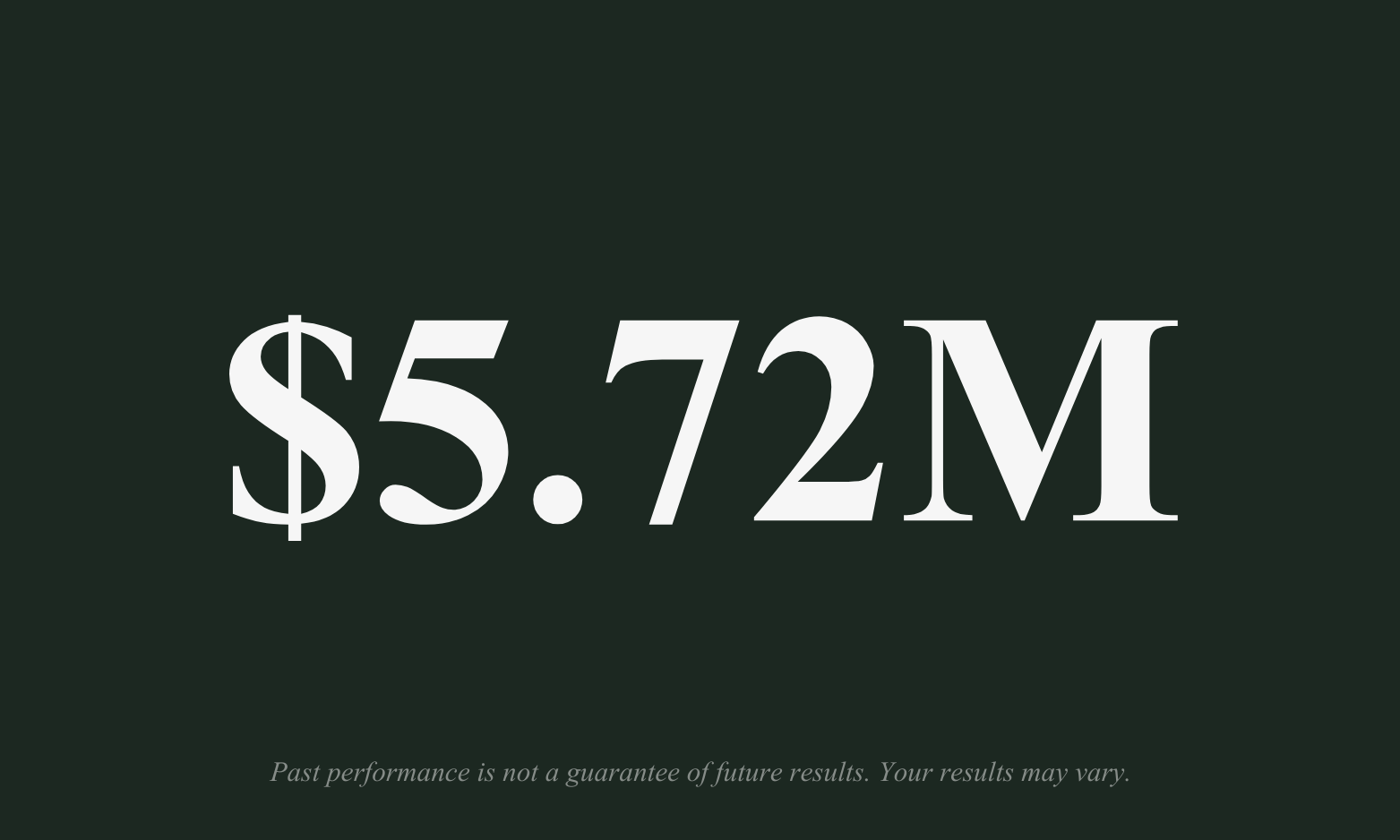 $5.72M Special Concessions $5.72M Special Concessions